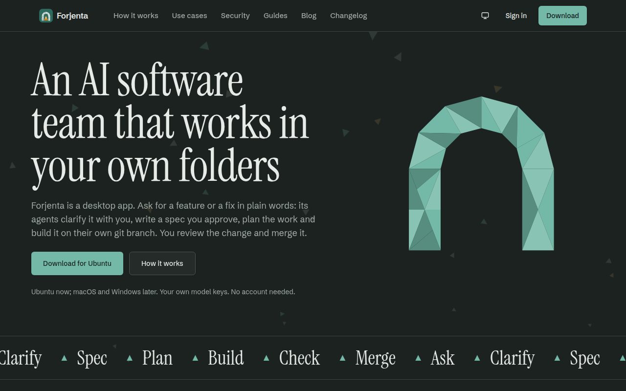 Forjenta screenshot